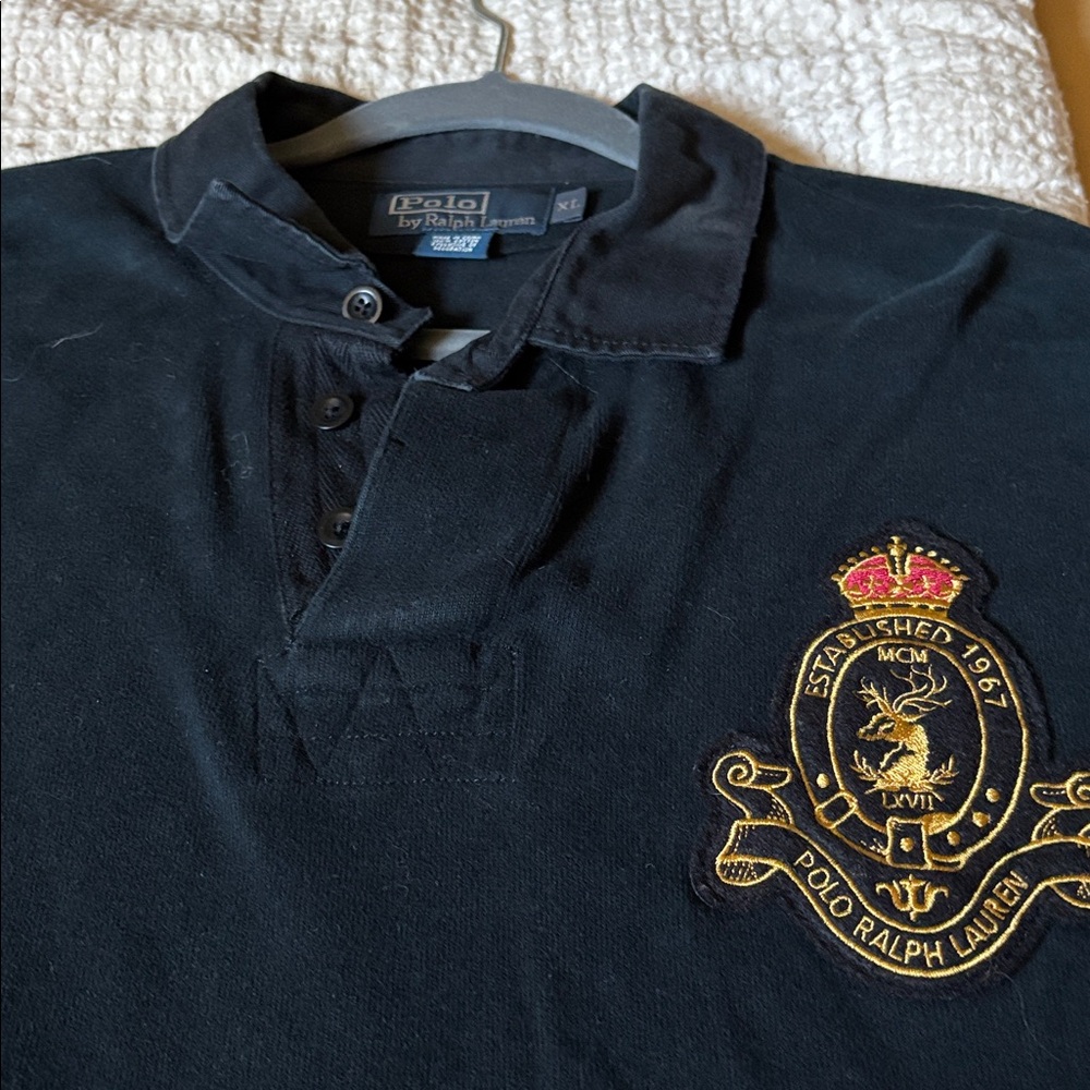 Ralph Lauren Black Polo Shirt